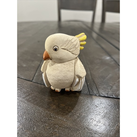 Artesania Rinconada Cockatiel Cockatoo Bird Retired Figurine 3" - Picture 2 of 6
